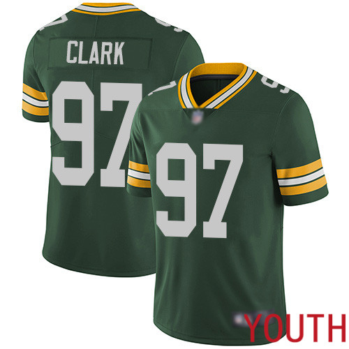 Green Bay Packers Limited Green Youth #97 Clark Kenny Home Jersey Nike NFL Vapor Untouchable